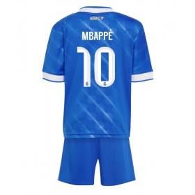 Dětské fotbalový komplet Real Madrid Kylian Mbappe #10 Tretí košile 2025-26 Krátkým Rukávem